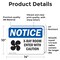 Signmission X-Ray Room Enter With Caution Sign With Symbol, 14 in W x Rectangle, Vinyl Decal OS-2PACK-NS-D-1014-L-19083 - alternate 4
